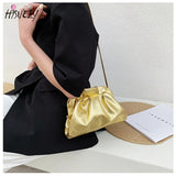 Dumplings Women Messenger Bag Retro Golden Cloud Female Crossbody Shoulder Bag