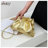 Dumplings Women Messenger Bag Retro Golden Cloud Female Crossbody Shoulder Bag