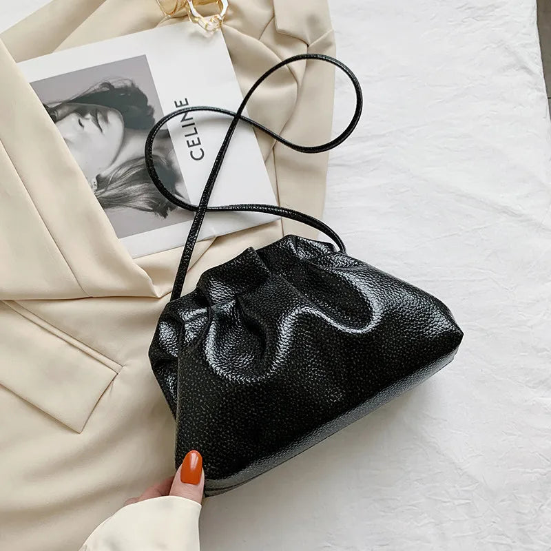 Dumplings Women Messenger Bag Retro Golden Cloud Female Crossbody Shoulder Bag