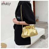 Dumplings Women Messenger Bag Retro Golden Cloud Female Crossbody Shoulder Bag