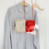 Soft Cloud Mobile Phone Bag Shoulder Handbag Retro Purse