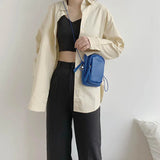 Soft Cloud Mobile Phone Bag Shoulder Handbag Retro Purse