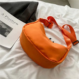 Women's Large Capacity Crossbody Bag Solid Shoulder Messenger Bag