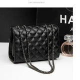 Female Shoulder Bag Chain Messenger Bag Student Leather Handbag