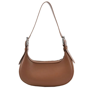 Small Armpit Shoulder Bag Solid Retro Women Hobos Handbag