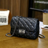 Diamond Chain Mini Crossbody Bag European American Style