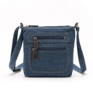 Denim Tote Shoulder Bag Ladies Big Purses Crossbody Women Messenger Bag