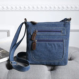 Denim Tote Shoulder Bag Ladies Big Purses Crossbody Women Messenger Bag