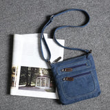 Denim Tote Shoulder Bag Ladies Big Purses Crossbody Women Messenger Bag