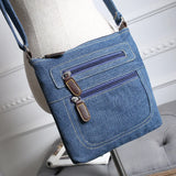 Denim Tote Shoulder Bag Ladies Big Purses Crossbody Women Messenger Bag