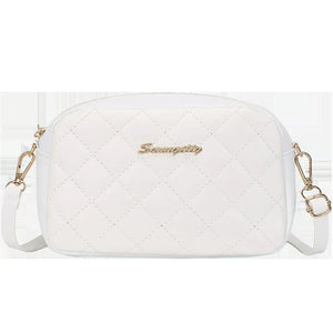 Embroidered Letter Small Messenger Bag for Women