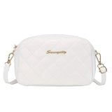 Embroidered Letter Small Messenger Bag for Women