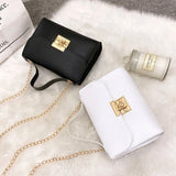 Small Messenger Handbag Women Shoulder Bag Embossed Ladies C