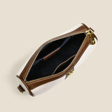 Women's Leather Shoulder Bag Wide Strap Crossbody Phone Purse