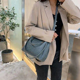 Stone Pattern PU Leather Bucket Bag Lady Handbag Totes