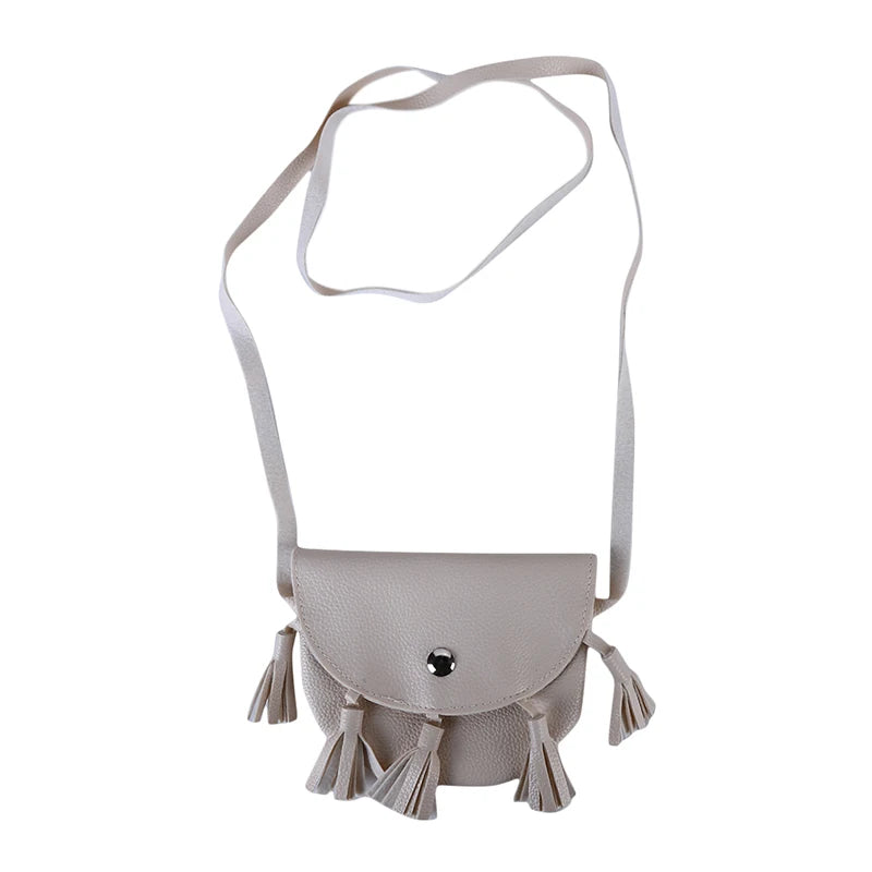 Small Women Messenger Bags Pu Leather Women Shoulder Bag Tassel Solid Clutches