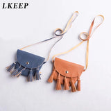 Small Women Messenger Bags Pu Leather Women Shoulder Bag Tassel Solid Clutches