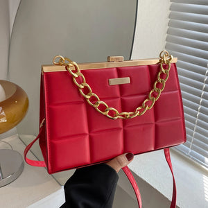 Weave Small PU Leather Crossbody Bags for Women