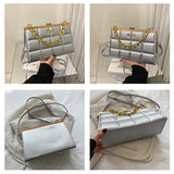 Weave Small PU Leather Crossbody Bags for Women