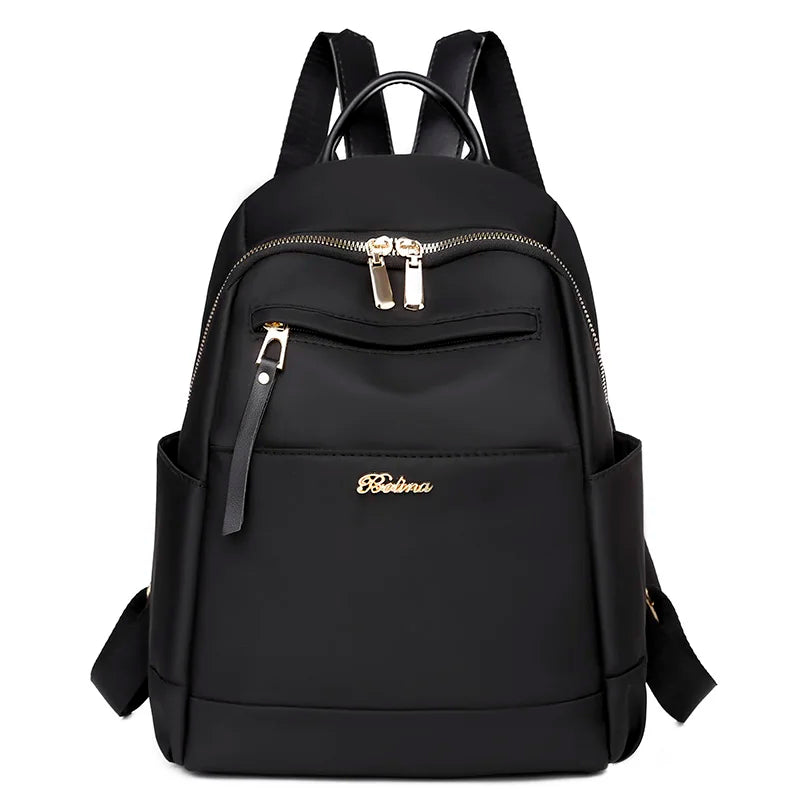 Nylon Oxford Backpack for Women Large Capacity Travel Ladies Bags