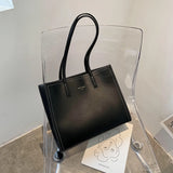 Solid Shoulder Bag Women Hand Bag Ladies PU Leather Tote