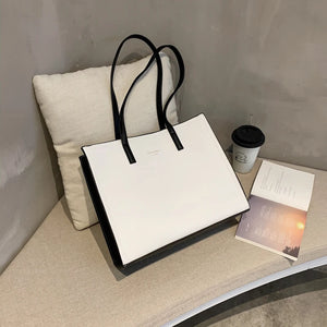 Solid Shoulder Bag Women Hand Bag Ladies PU Leather Women's Office Big Tote
