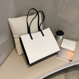 Solid Shoulder Bag Women Hand Bag Ladies PU Leather Women's Office Big Tote