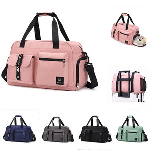 Large Capacity Foldable Gym Travel Bag for Women