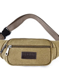 Canvas Anti-theft Chest Bag for Men Women