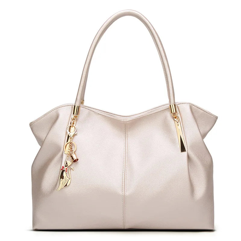 Large PU Leather Tote Bag for Women