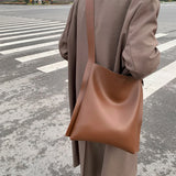 Spring Retro Women's Shoulder Bag Large Capacity Tote Handbag