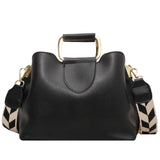 Spring Women's PU Leather Crossbody Bags with Short Handle Shoulder Purses