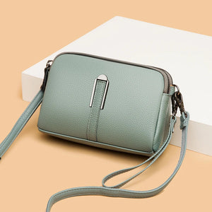 Spring Cross Shoulder Bag Small Real Cow Leather Women Messenger Bag