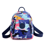 Spring Flower Pattern Women's Backpack Small Anti Theft School Bag
