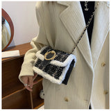 Spring Plush Shoulder Bags Women's Crossbody Bag