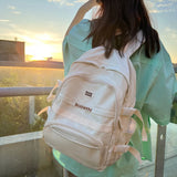 Spring Women Nylon Backpack Waterproof School Bag for Teenage Girl