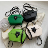 Spring Small Tote Bag PU Leather Crossbody Sling Bags Short Handle Women Shopper