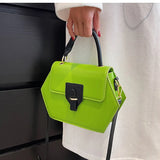Spring Small Tote Bag PU Leather Crossbody Sling Bags Short Handle Women Shopper