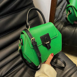 Spring Small Tote Bag PU Leather Crossbody Sling Bags Short Handle Women Shopper