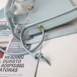 Women's Clear PVC Square Sling Bag