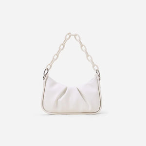 Acrylic Chain Underarm Bag Pleated Women's Messenger Bag