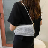 Women's Stone Pattern Shoulder Bag High-quality Handbag