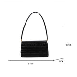 Women's Stone Pattern Shoulder Bag High-quality Handbag