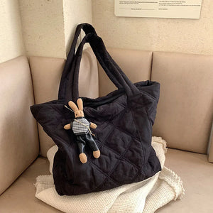 Nylon Shoulder Bags for Women Large Handbags Soft Crossbody Shopping Bag