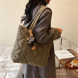 Nylon Shoulder Bags for Women Large Handbags Soft Crossbody Shopping Bag