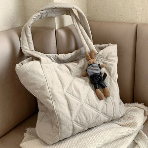 Nylon Shoulder Bags for Women Large Handbags Soft Crossbody Shopping Bag