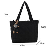 Nylon Shoulder Bags for Women Large Handbags Soft Crossbody Shopping Bag