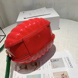 Pumpkin Shape PU Women Bag Portable Messenger Bag Handbags
