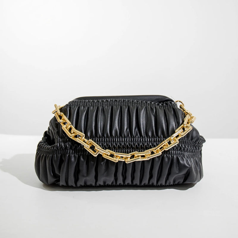 Spring Crescent Bags Chain Shoulder Messenger Saddle Bag
