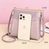 Stone Pattern Crossbody Shoulder Bags for Women Solid Style Phone Bag